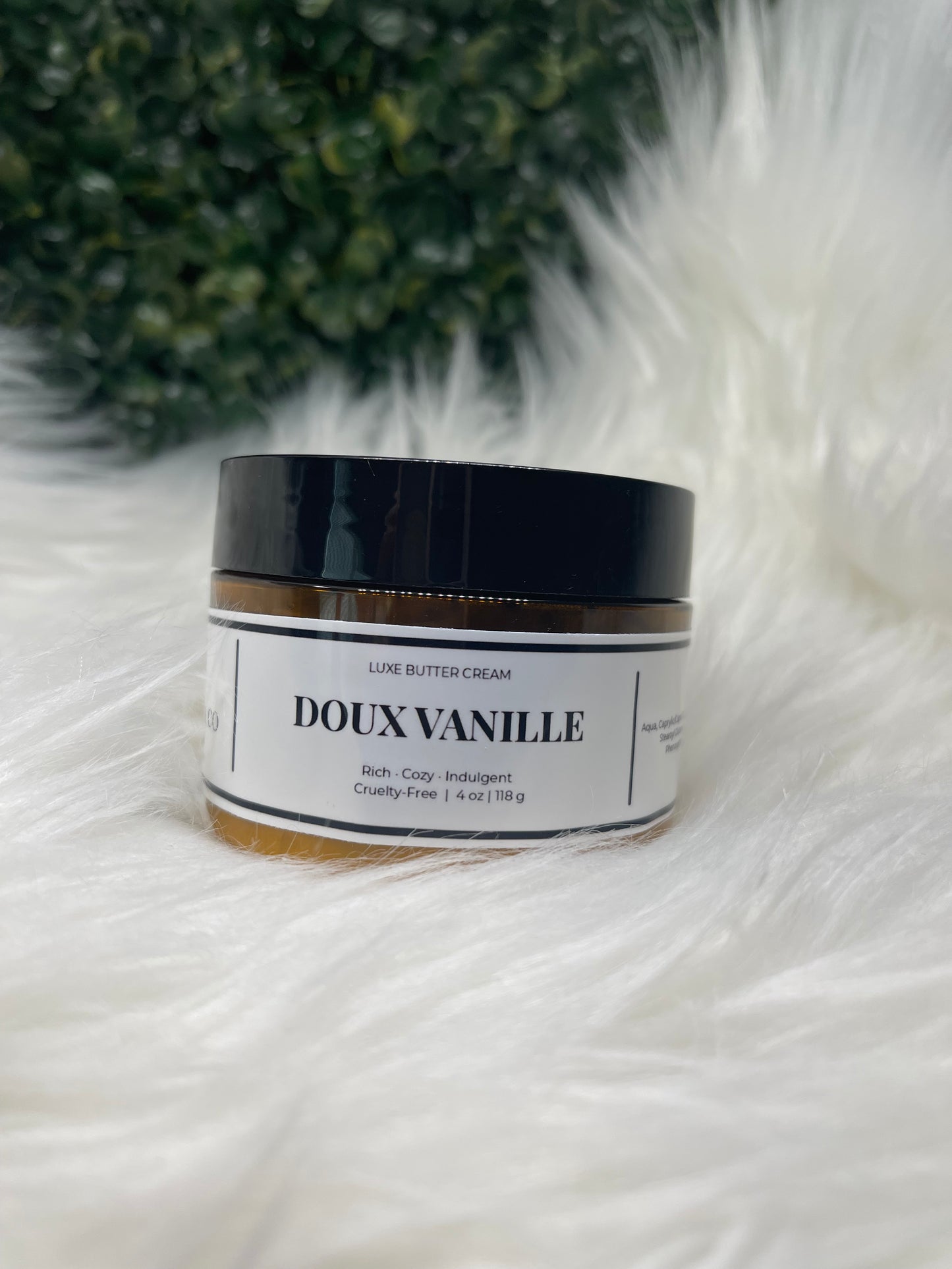 VIVENZA CO. Luxe Butter Crème - Doux Vanille | Rich Heavy Cream Body Lotion | 4 oz