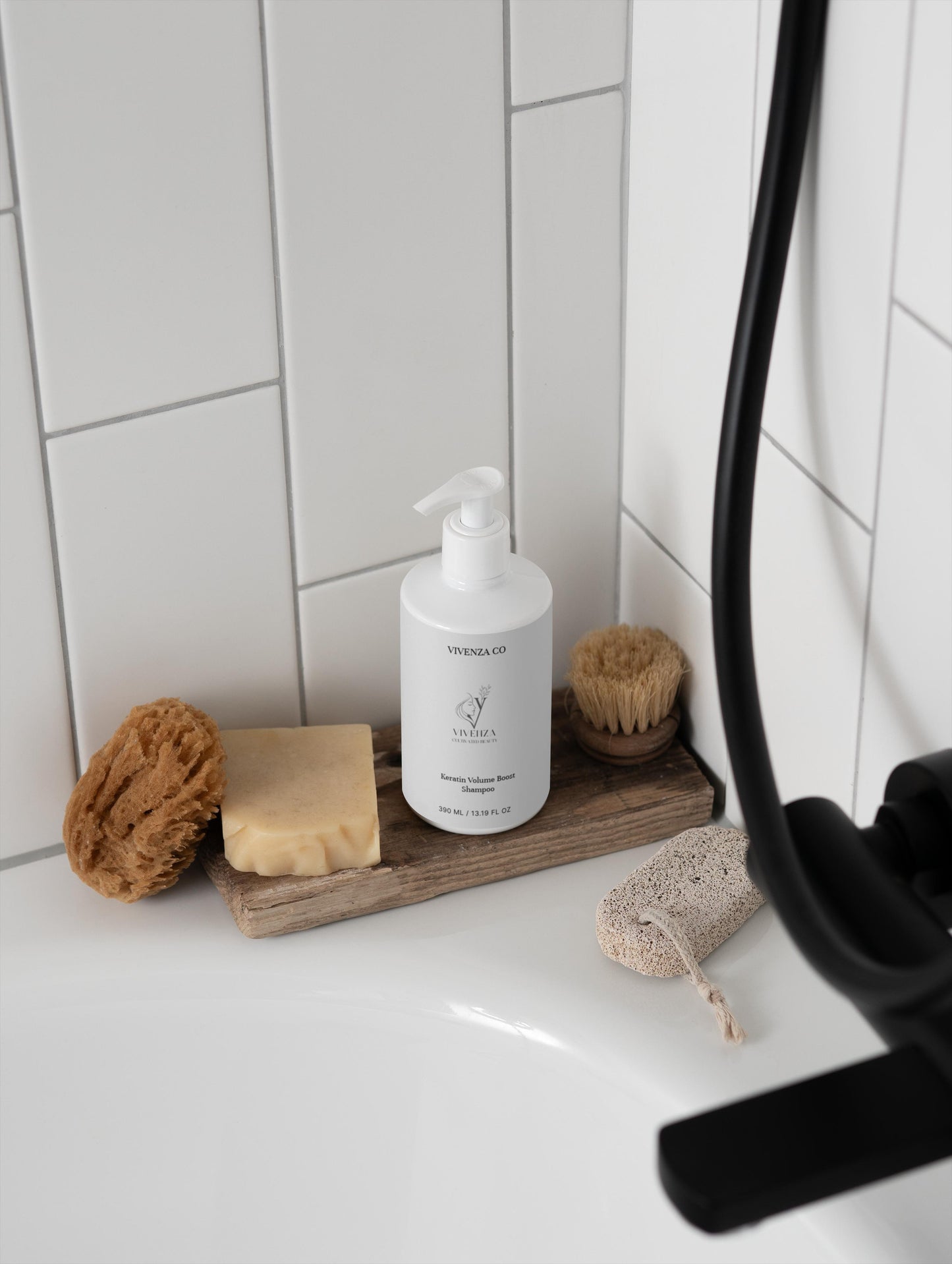 VIVENZA CO Keratin Volume Boost Shampoo – Lightweight Volumizing Cleanser