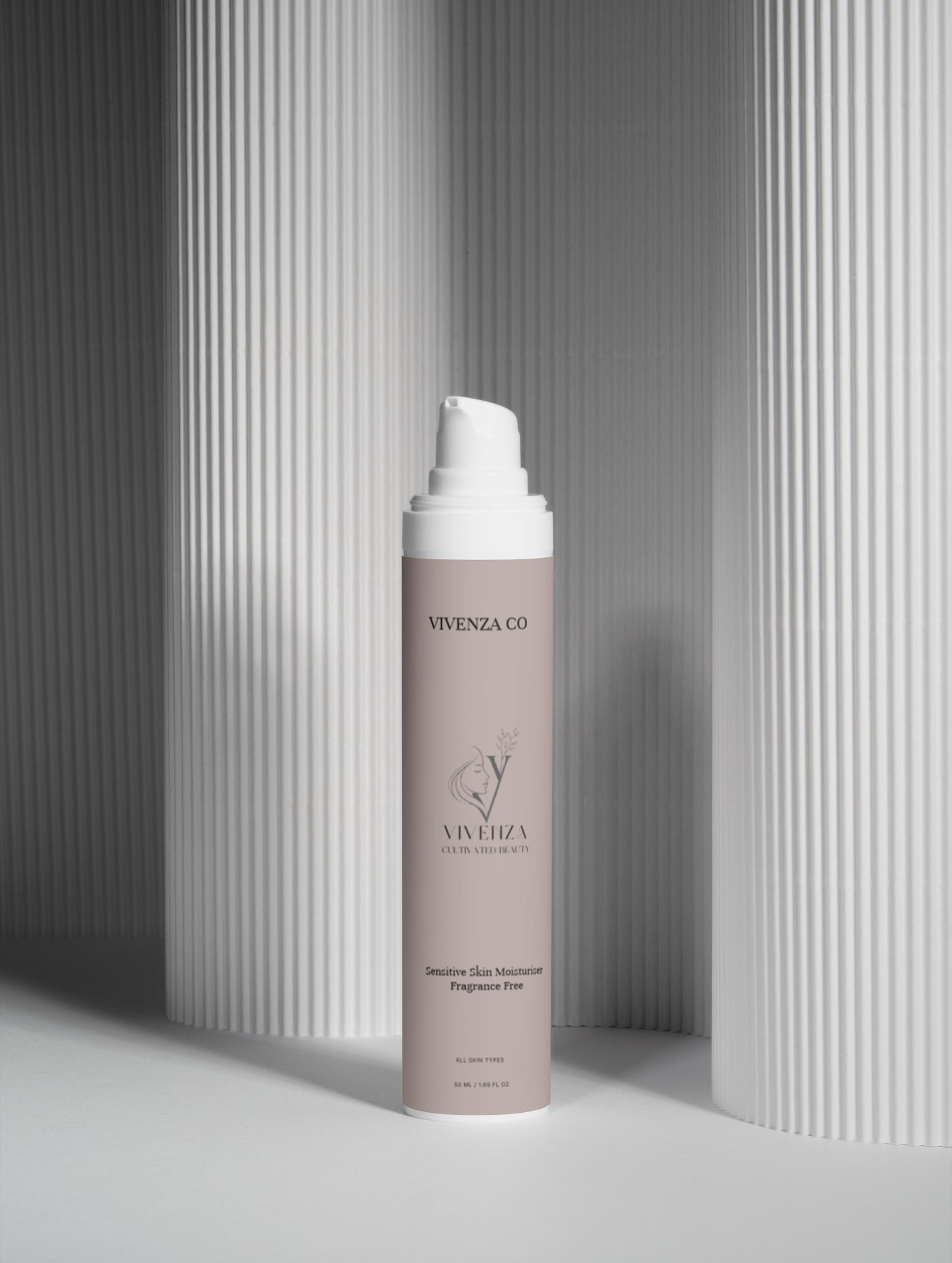 VIVENZA CO Sensitive Skin Moisturiser – Fragrance-Free Hydrating Face Cream
