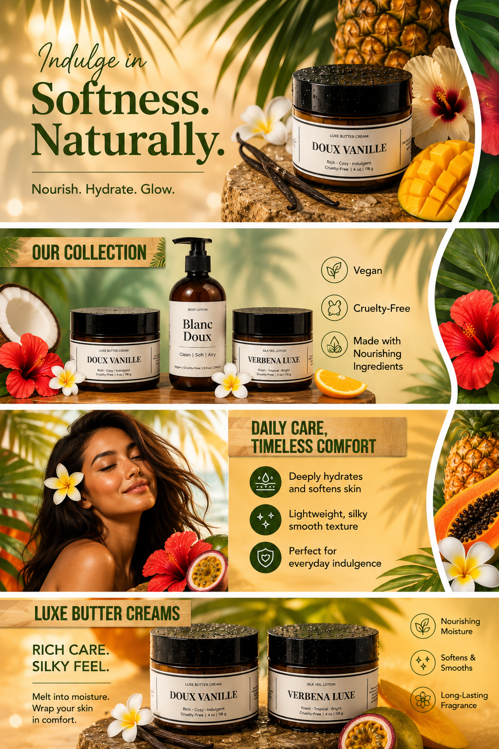 Introducing the VIVENZA LUXE Handmade Collection: Luxury Body Care, Crafted by Hand