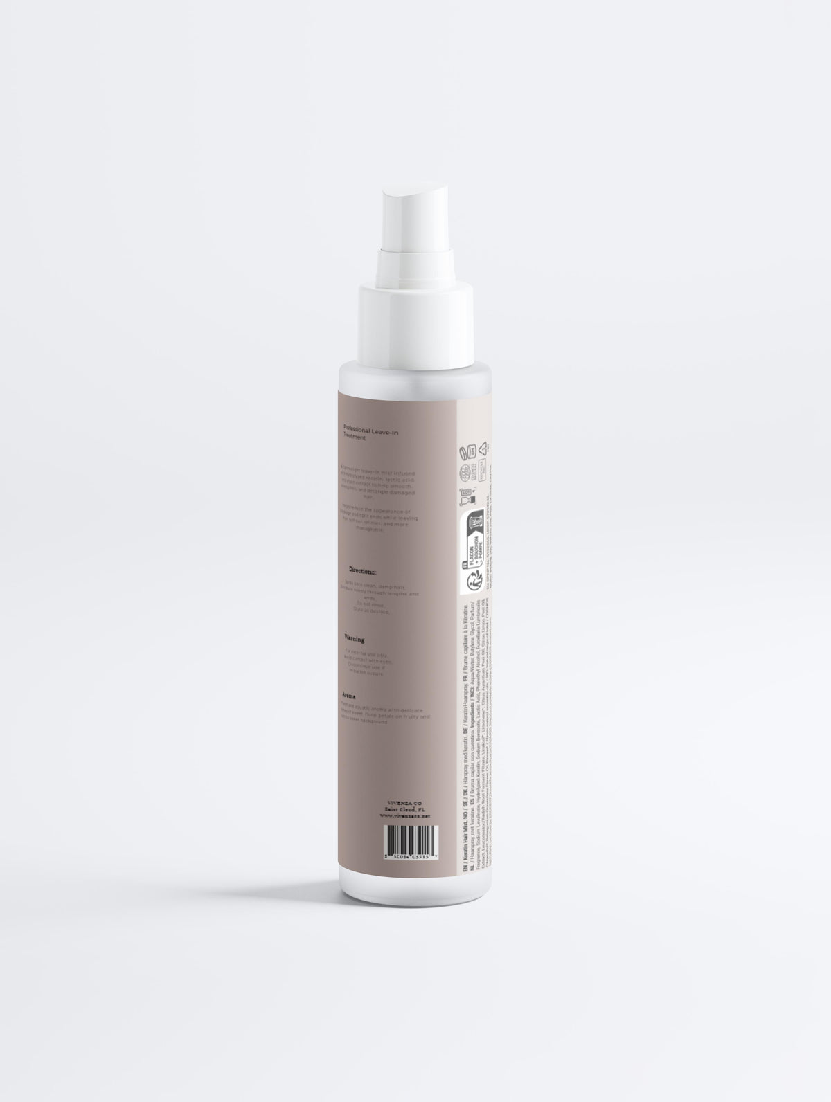 VIVENZA CO Keratin Shine Leave-In Hair Mist – Lightweight Detangling & Smoothing Spray