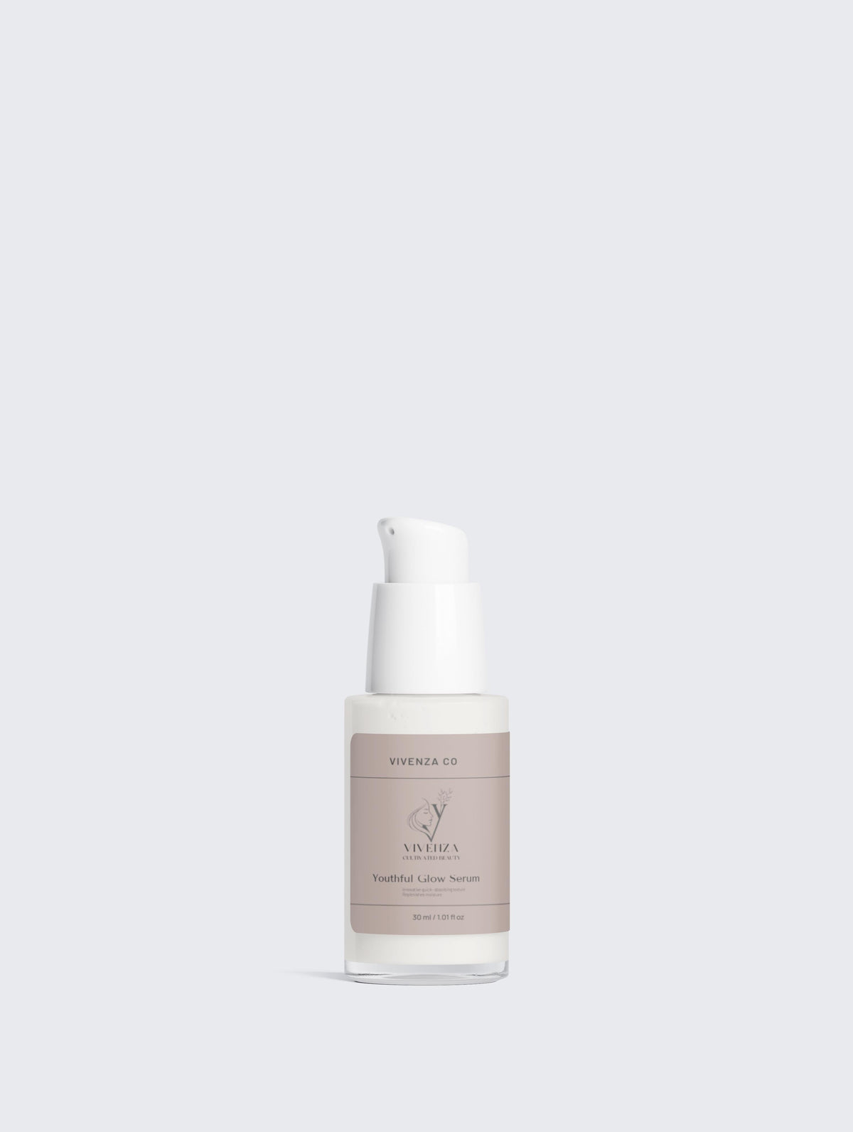 VIVENZA CO Youthful Glow Serum – Hydrating & Smoothing Facial Serum | Lightweight, Quick-Absorbing Formula | 30 ml / 1.01 fl oz