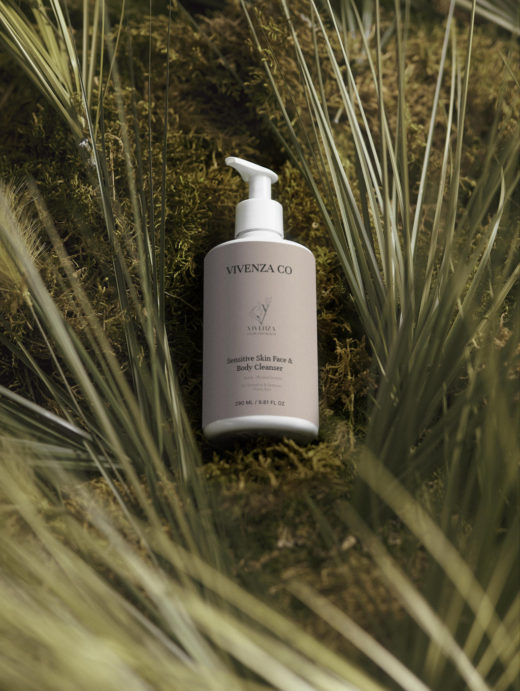 VIVENZA CO Sensitive Skin Face & Body Cleanser – Gentle Minimalist Formula