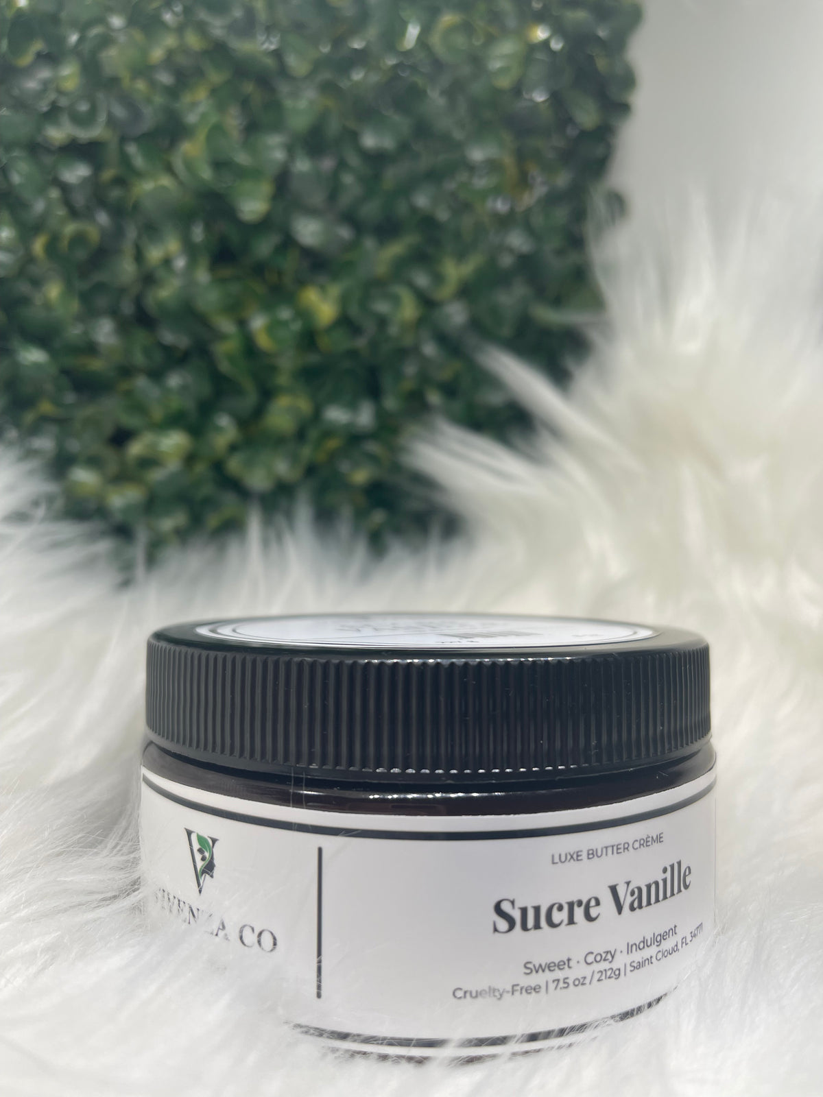 VIVENZA Velvet Sugar Luxe Butter Crème | Warm Vanilla Sugar Body Butter | Rich Moisturizer for Dry Skin | 7.5 oz
