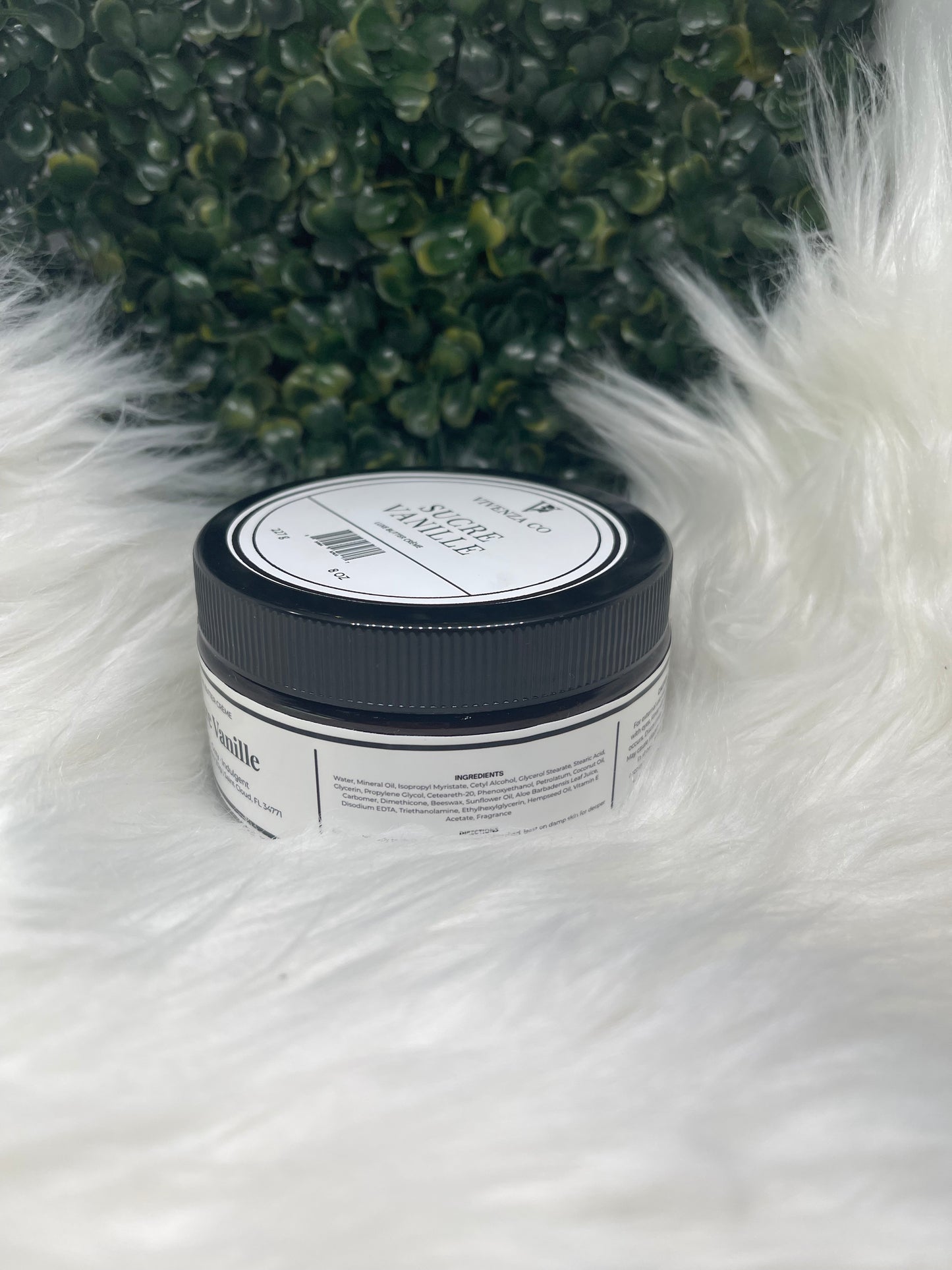 VIVENZA CO. Luxe Butter Crème - Velvet Sugar | Rich Whipped Body Butter | 7.5 oz