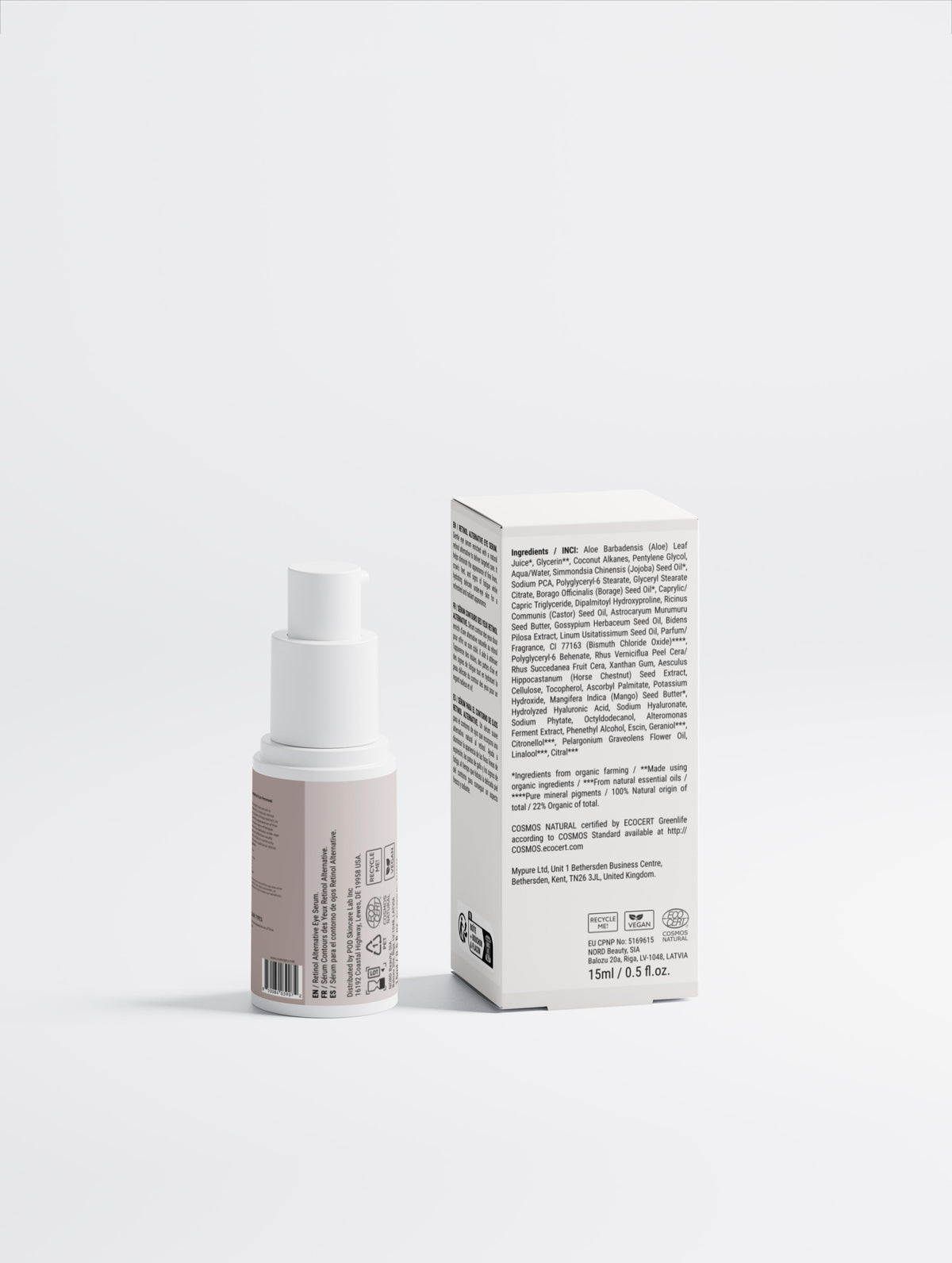 VIVENZA CO Retinol Alternative Eye Serum – Hydrating Eye Treatment with Bidens Pilosa