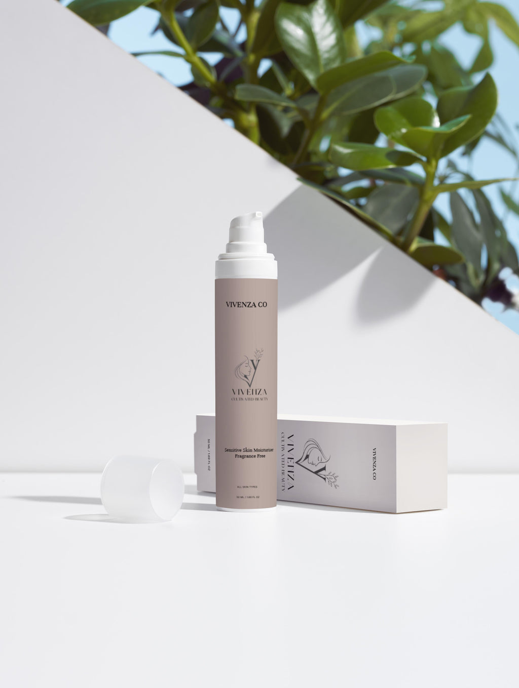 VIVENZA CO Sensitive Skin Moisturiser – Fragrance-Free Hydrating Face Cream