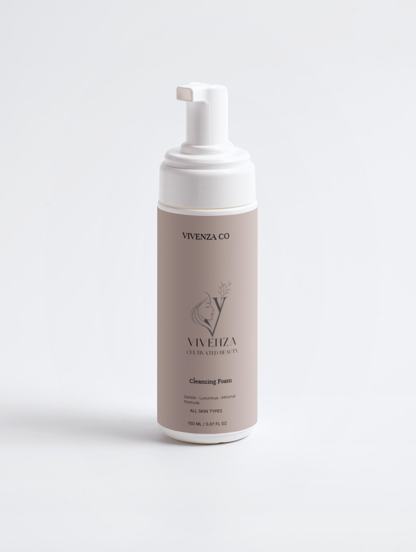 VIVENZA CO Gentle Cleansing Foam – Face Wash with Rose Flower Water