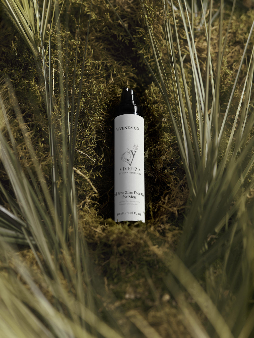 VIVENZA CO Men’s Oil-Free Gel Moisturizer – Lightweight Hydrating Face Cream with Zinc
