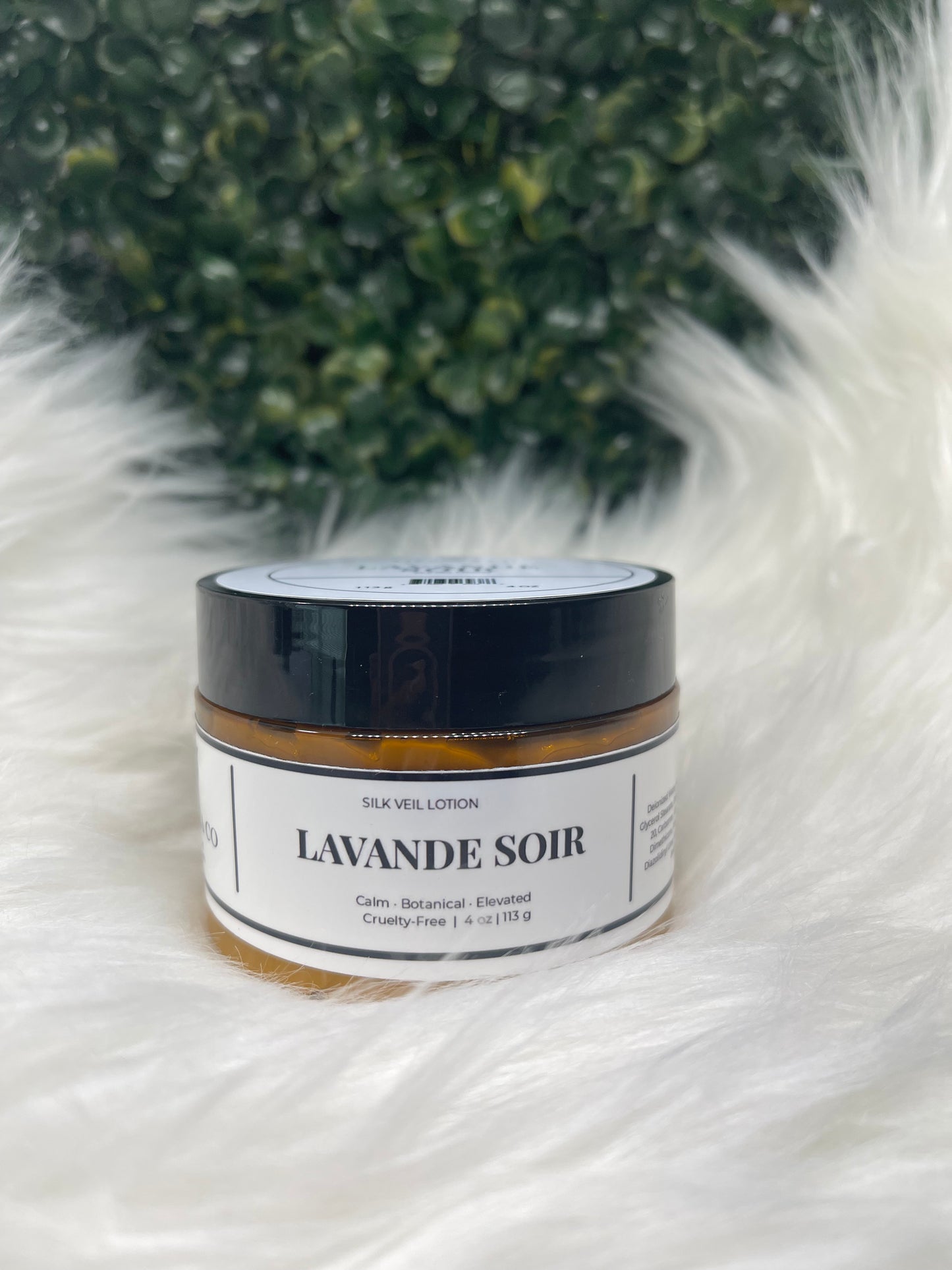 VIVENZA CO. Silk Veil Lotion - Lavande Soir | Rich Heavy Cream Body Lotion | 4 oz