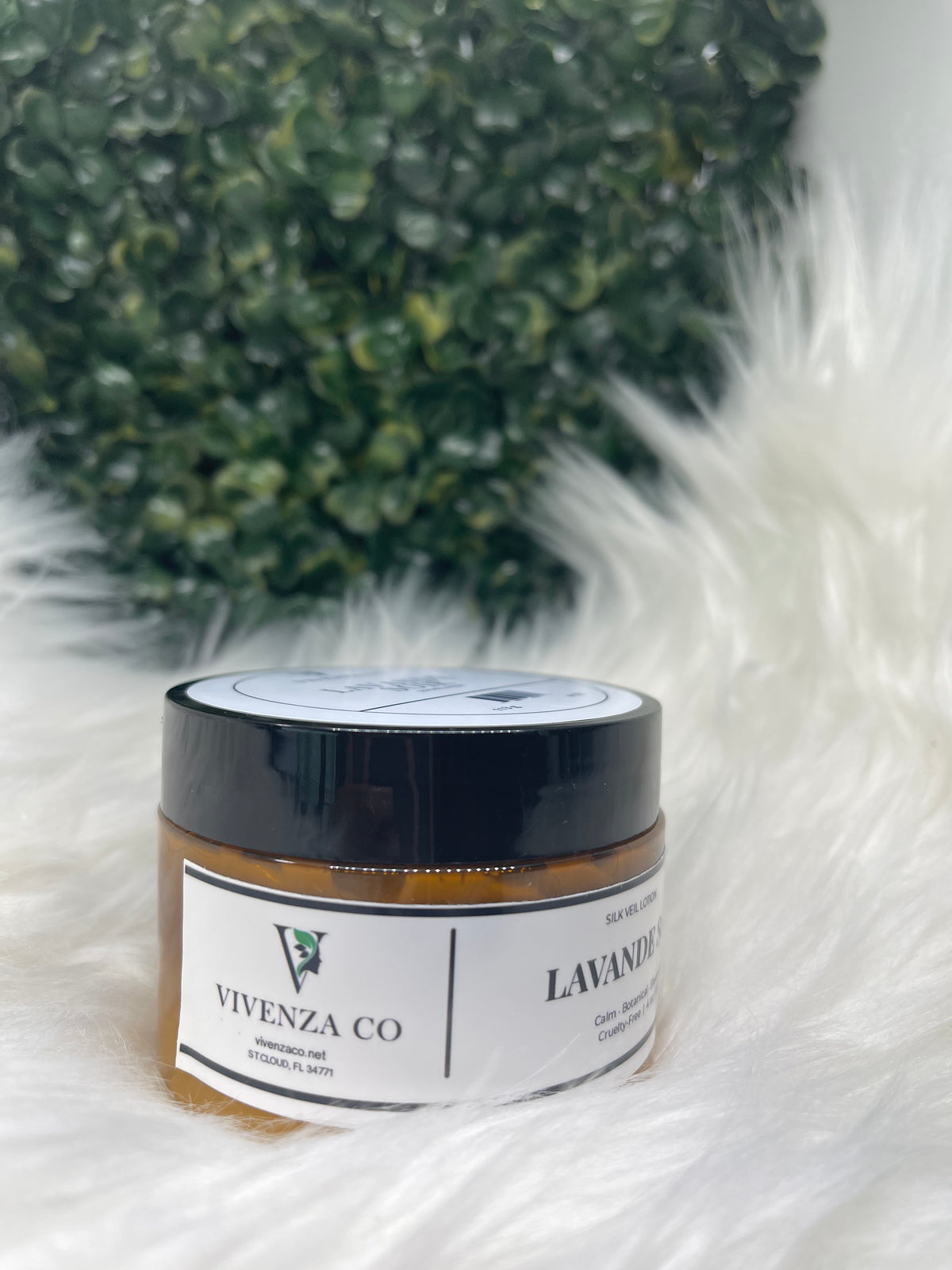VIVENZA CO. Silk Veil Lotion - Lavande Soir | Rich Heavy Cream Body Lotion | 4 oz