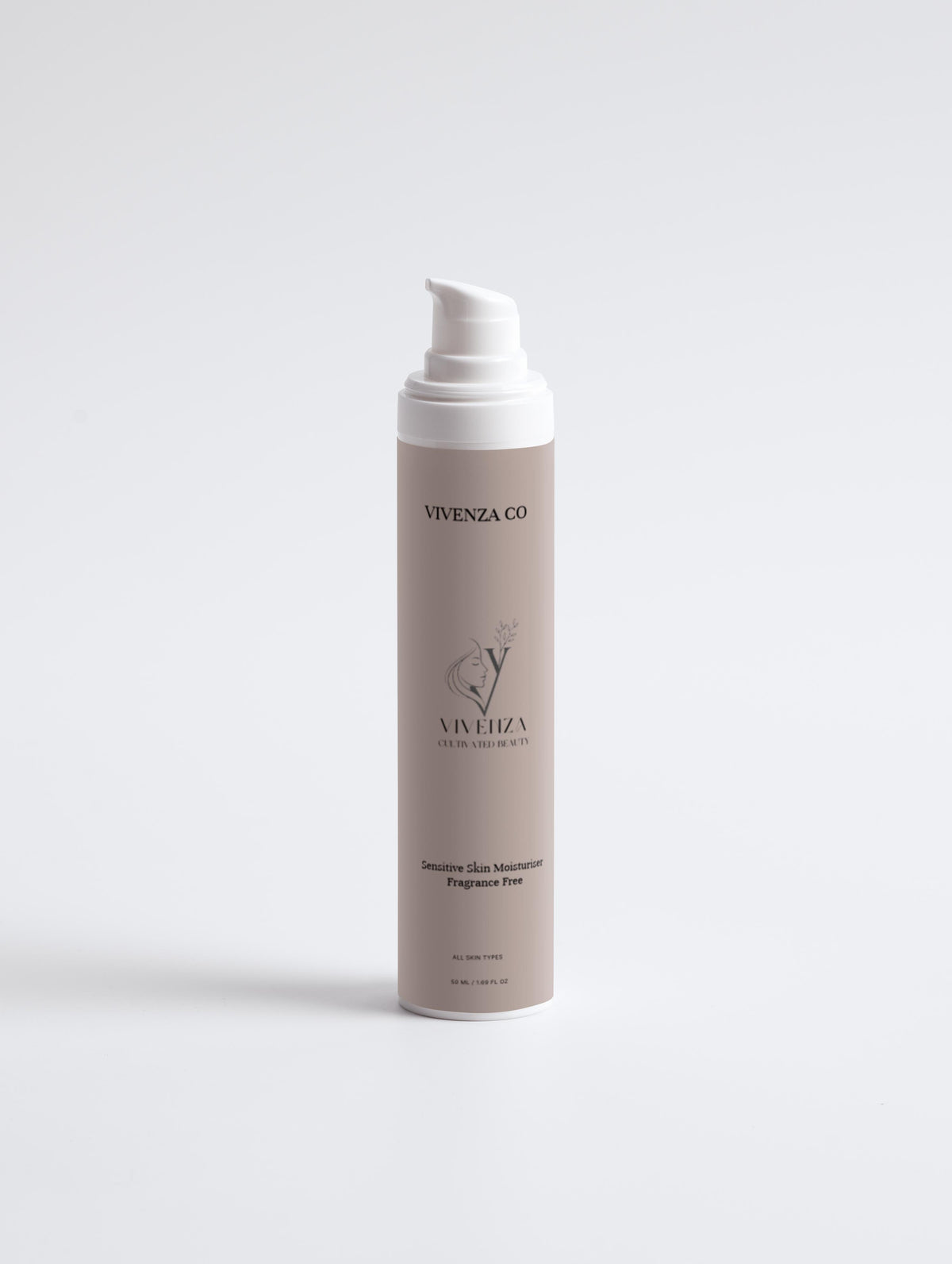 VIVENZA CO Sensitive Skin Moisturiser – Fragrance-Free Hydrating Face Cream