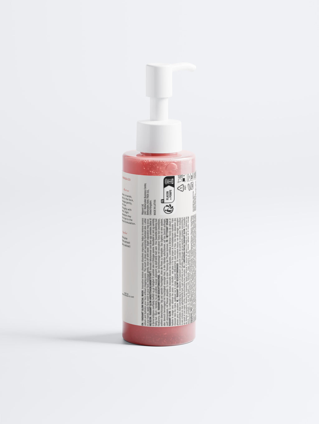 VIVENZA CO- Radiant Glow Facial Wash – Gentle Hydrating Cleanser for Oily & Normal Skin | Aloe, Blackberry Extract & Natural Ingredients