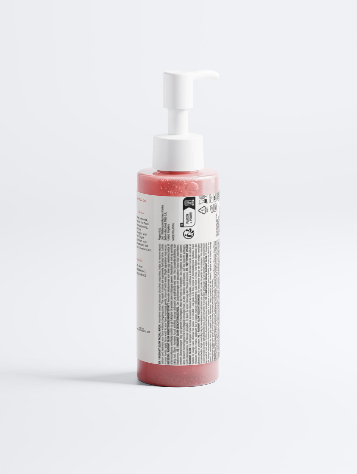 VIVENZA CO- Radiant Glow Facial Wash – Gentle Hydrating Cleanser for Oily & Normal Skin | Aloe, Blackberry Extract & Natural Ingredients