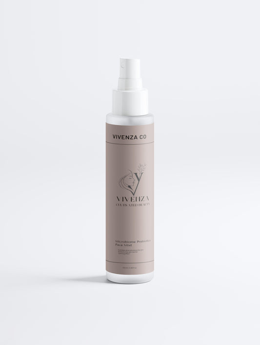 VIVENZA CO Prebiotic Face Mist – Hydrating & Refreshing Facial Spray | Lightweight Balancing Formula