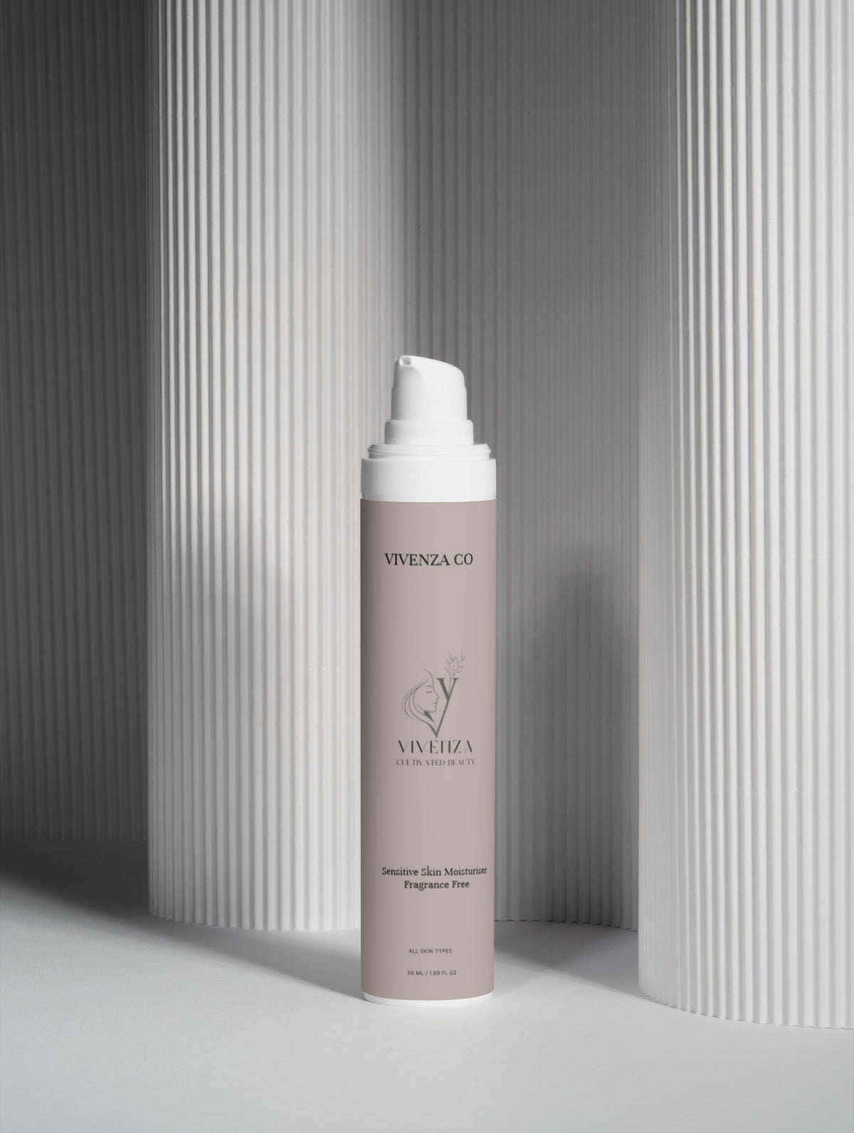 VIVENZA CO Sensitive Skin Moisturiser – Fragrance-Free Hydrating Face Cream