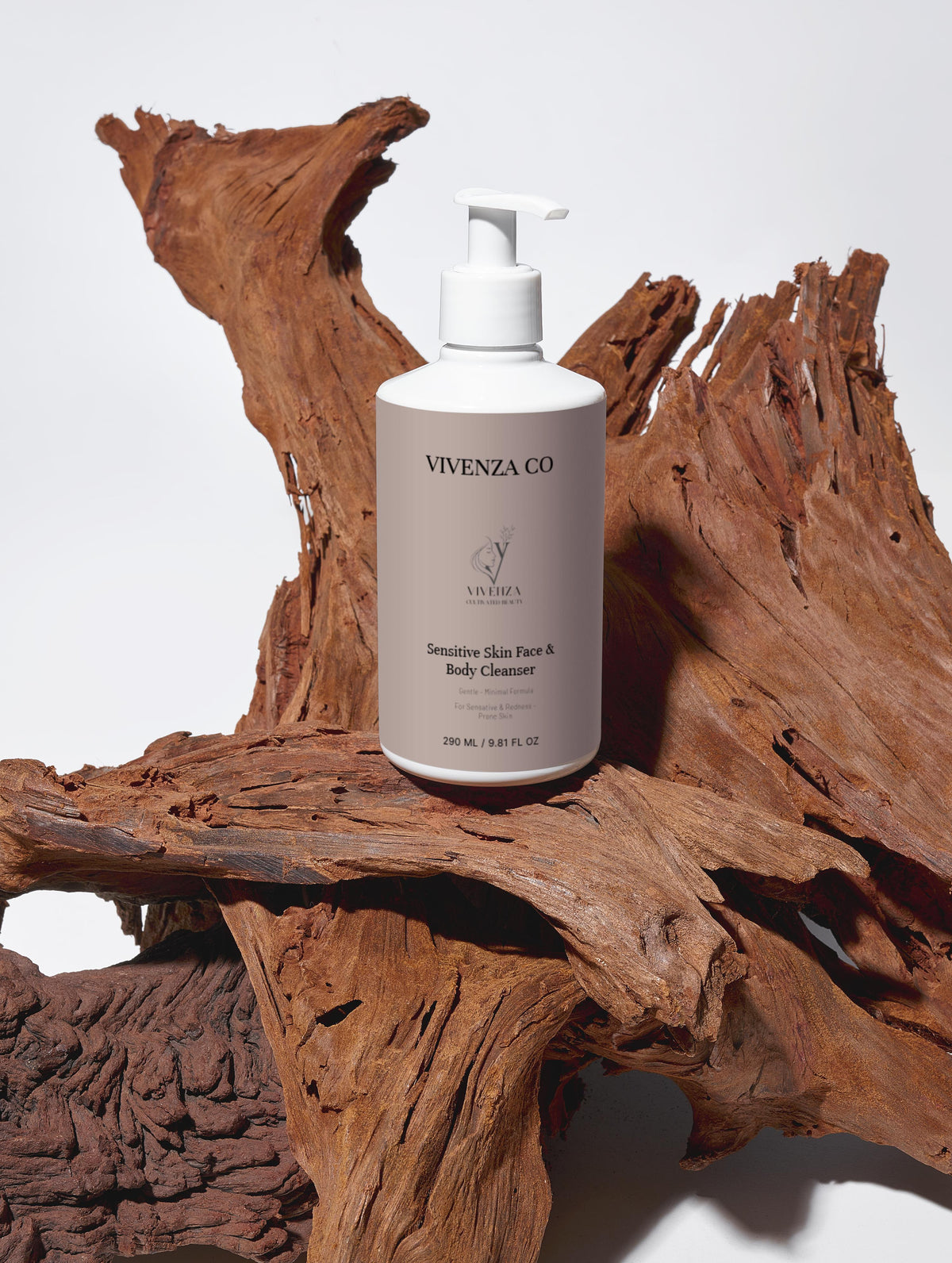 VIVENZA CO Sensitive Skin Face & Body Cleanser – Gentle Minimalist Formula