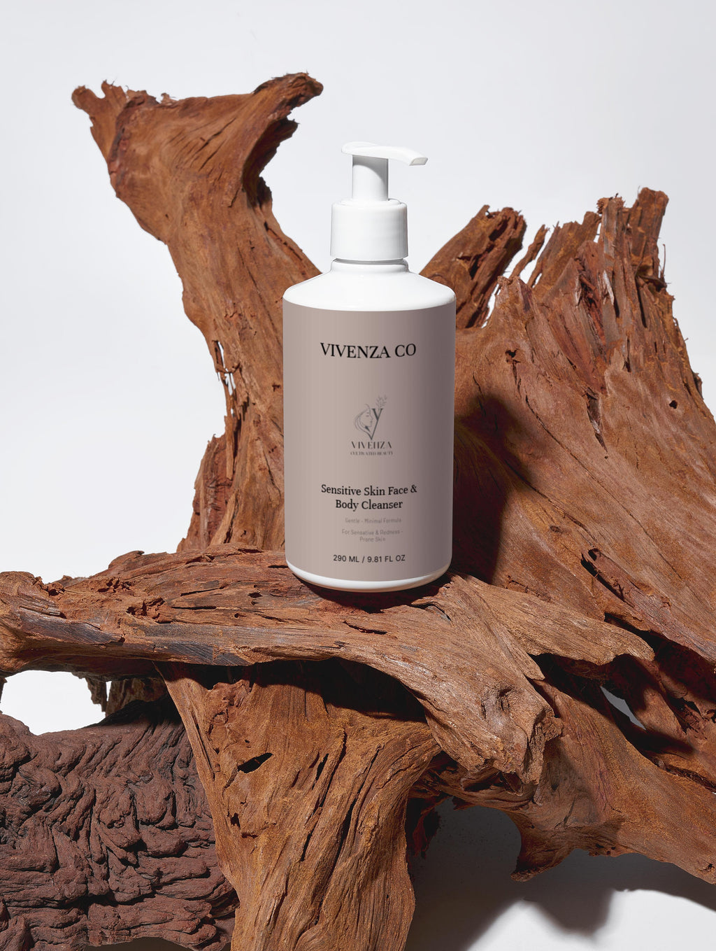 VIVENZA CO Sensitive Skin Face & Body Cleanser – Gentle Minimalist Formula