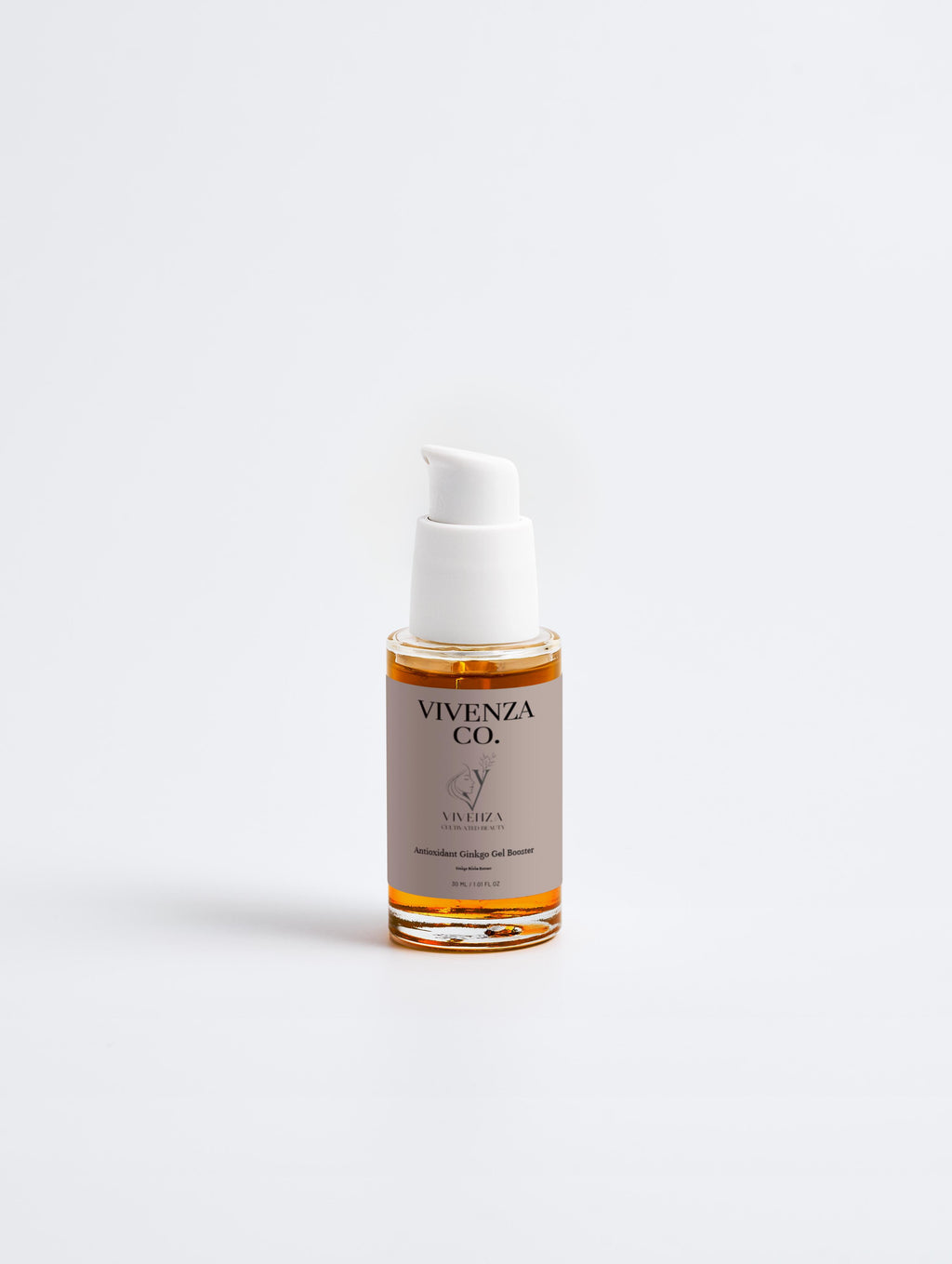 VIVENZA CO Ginkgo Biloba Face Gel Booster – Lightweight Hydrating Concentrate