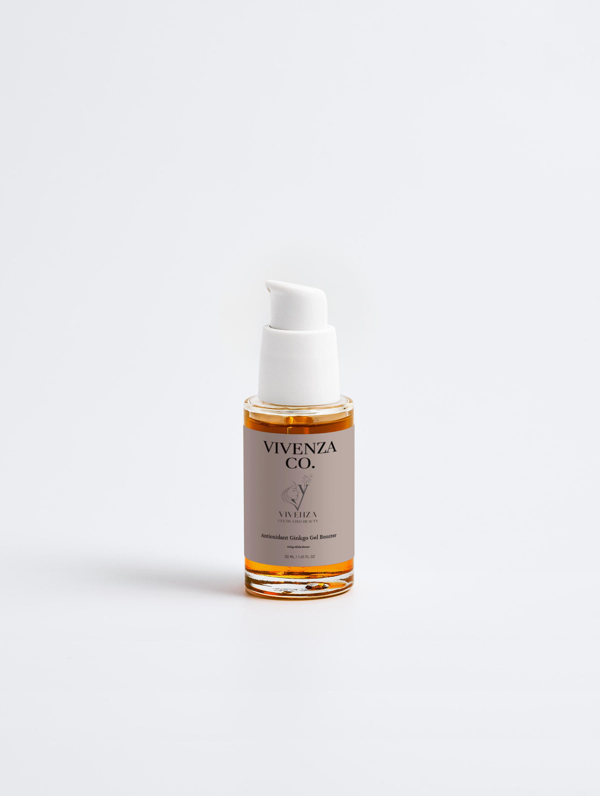 VIVENZA CO Ginkgo Biloba Face Gel Booster – Lightweight Hydrating Concentrate