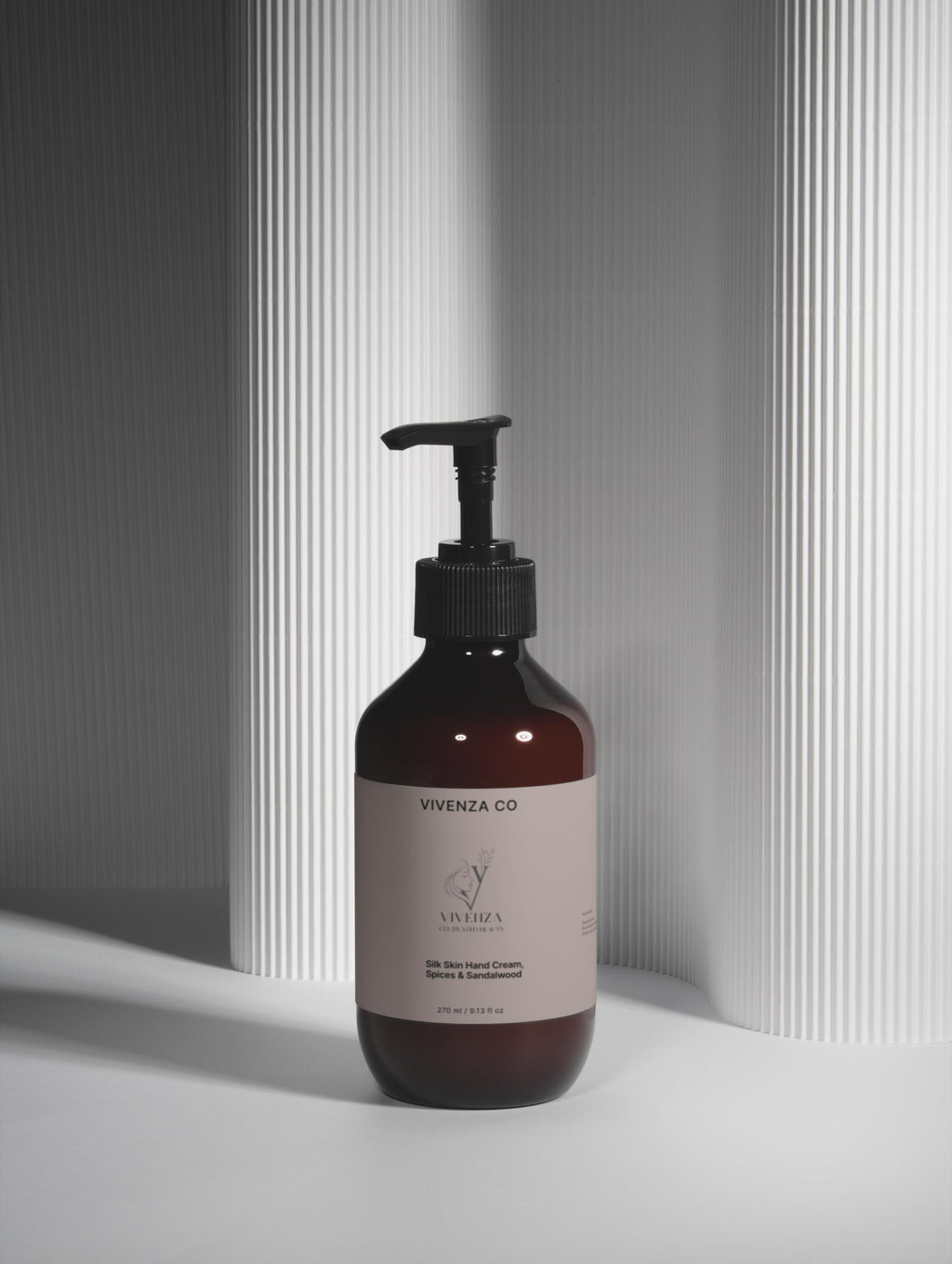 VIVENZA CO Silk Skin Hand Cream – Spices & Sandalwood | 270 ml | Hydrating & Nourishing Hand Moisturizer