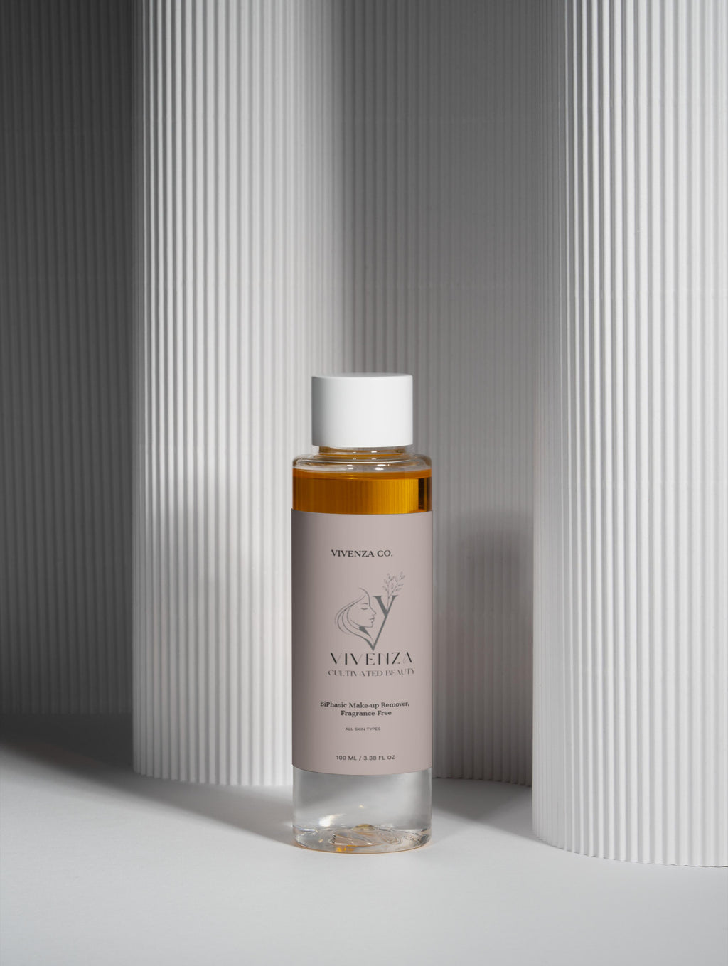 VIVENZA CO Bi-Phasic Make-Up Remover – Fragrance-Free Dual-Phase Cleanser