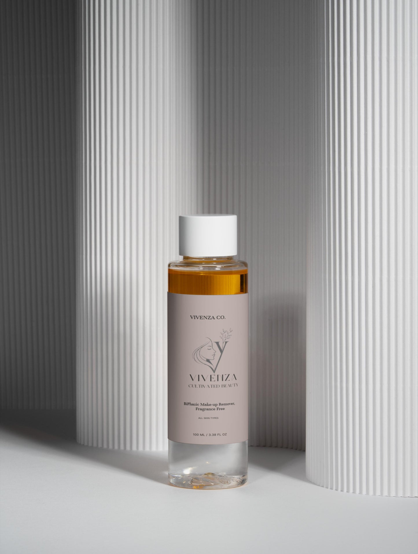 VIVENZA CO Bi-Phasic Make-Up Remover – Fragrance-Free Dual-Phase Cleanser