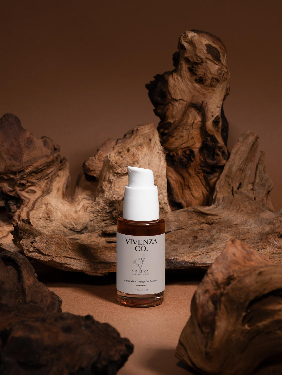 VIVENZA CO Ginkgo Biloba Face Gel Booster – Lightweight Hydrating Concentrate
