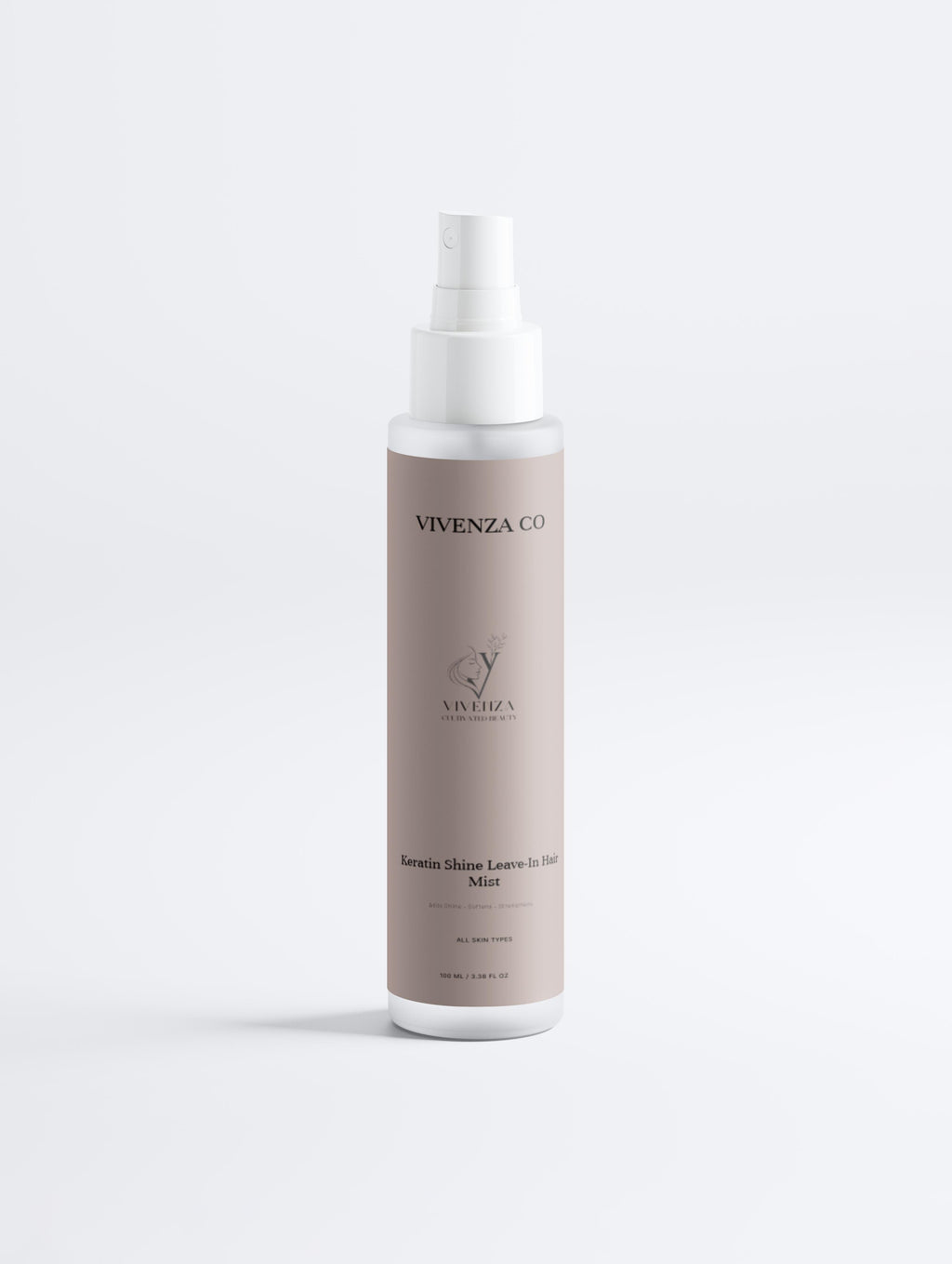 VIVENZA CO Keratin Shine Leave-In Hair Mist – Lightweight Detangling & Smoothing Spray