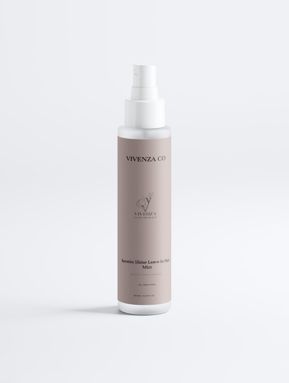 VIVENZA CO Keratin Shine Leave-In Hair Mist – Lightweight Detangling & Smoothing Spray