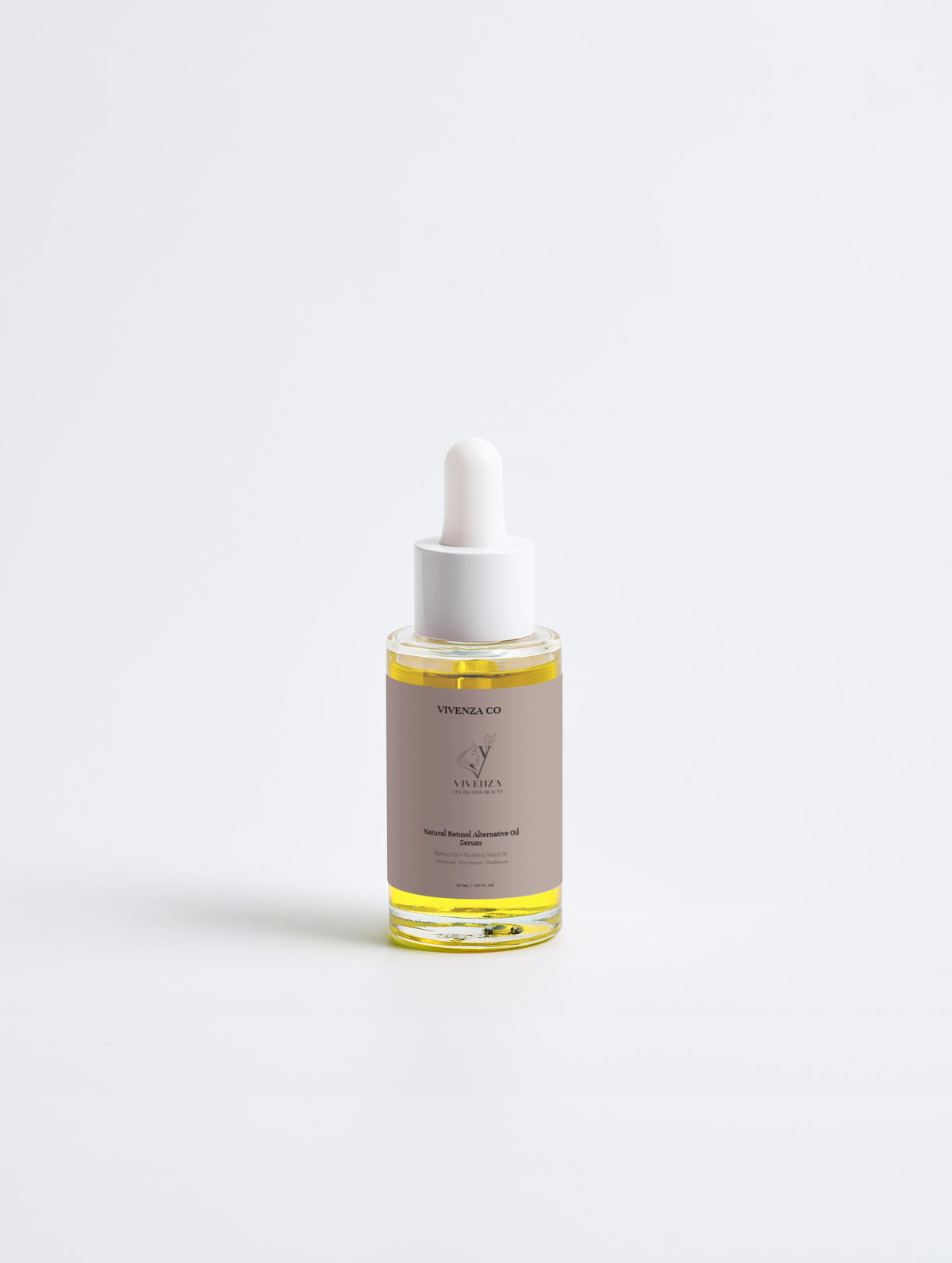 VIVENZA CO Natural Retinol Alternative Oil Serum with Bakuchiol – Nourishing Facial Oil for Smoother-Looking Skin
