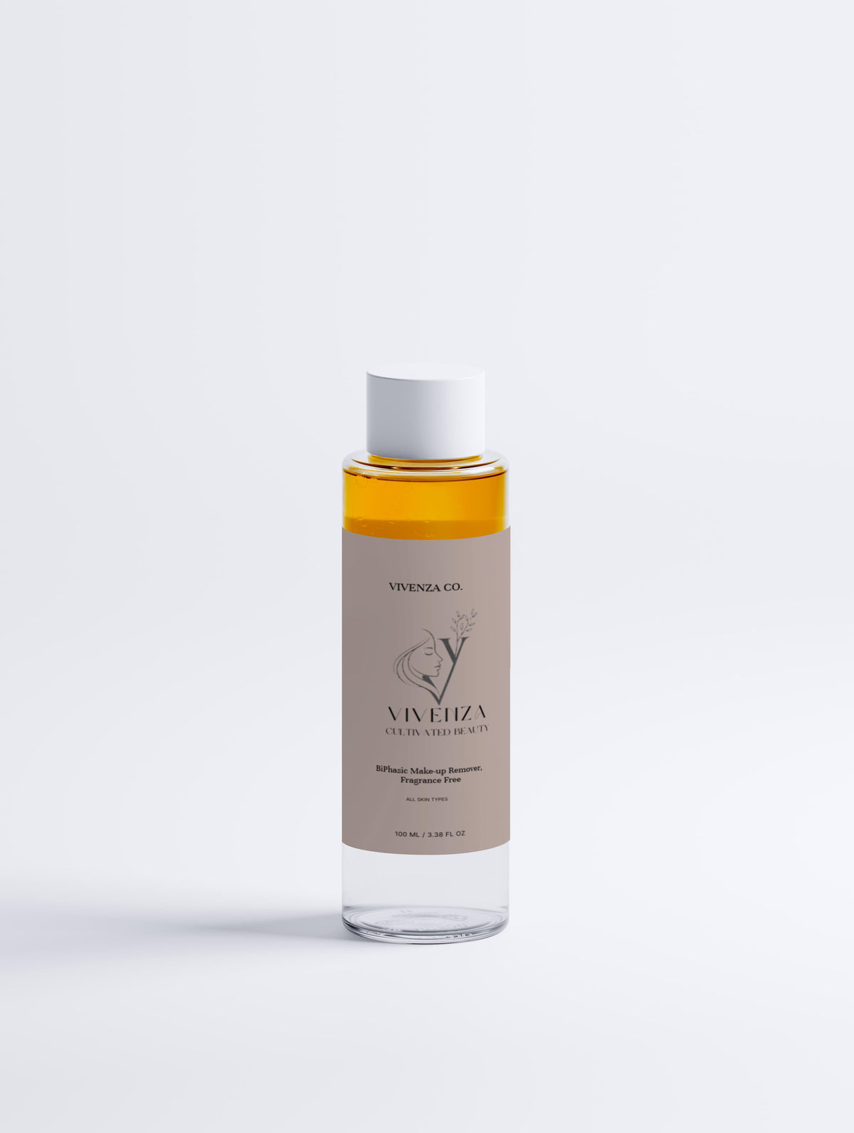 VIVENZA CO Bi-Phasic Make-Up Remover – Fragrance-Free Dual-Phase Cleanser