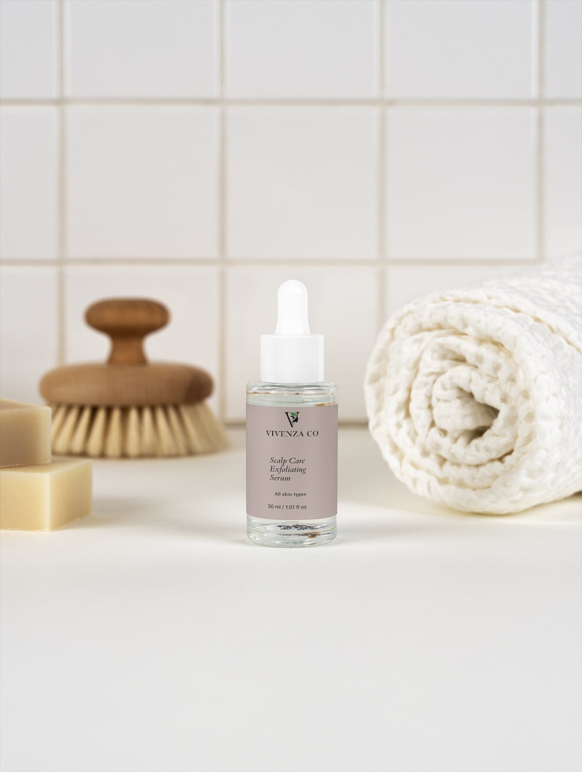 VIVENZA CO- Scalp Care Exfoliating Serum | Lactic Acid + Sodium Hyaluronate