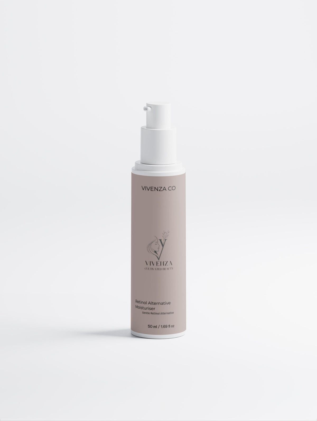 VIVENZA CO Retinol Alternative Moisturiser – Hydrating Cream with Bidens Pilosa | COSMOS Natural Certified | 50g / 1.76 oz
