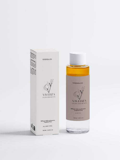 VIVENZA CO Bi-Phasic Make-Up Remover – Fragrance-Free Dual-Phase Cleanser