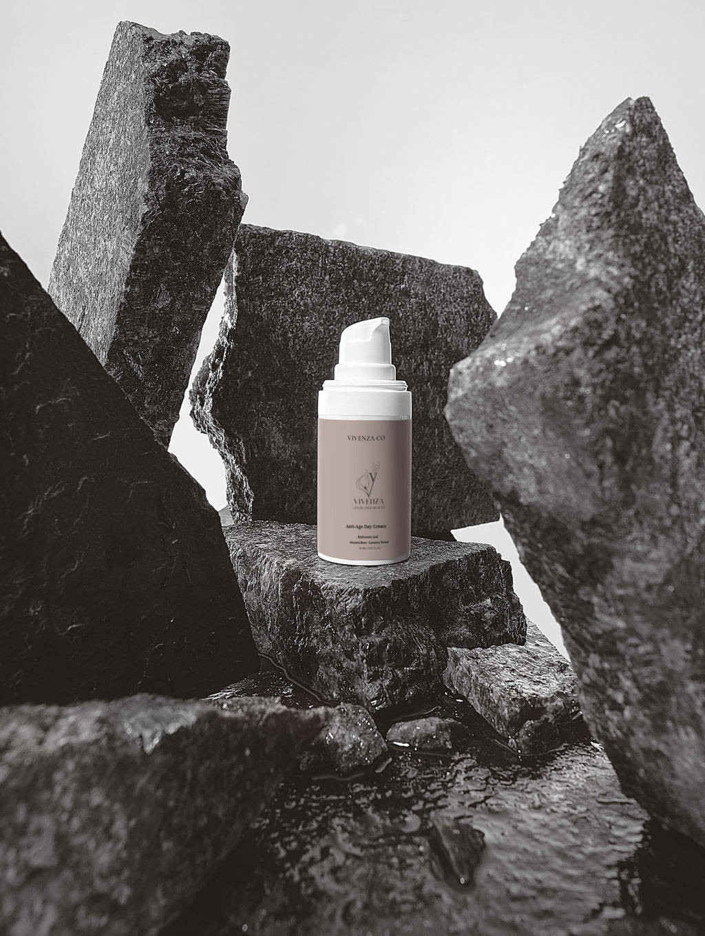 VIVENZA CO Moisture Boost Face Cream – Hyaluronic Acid Hydrating Moisturizer for Dehydrated Skin