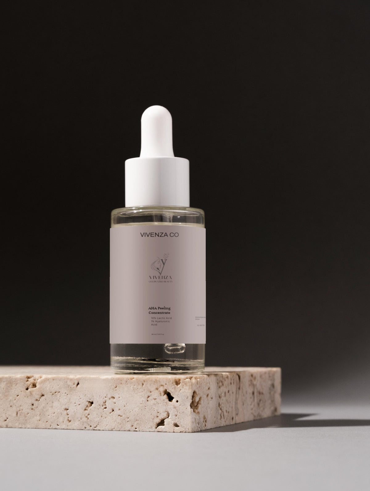 VIVENZA CO AHA Exfoliating Concentrate – Lightweight Liquid Exfoliant with 10% Lactic Acid
