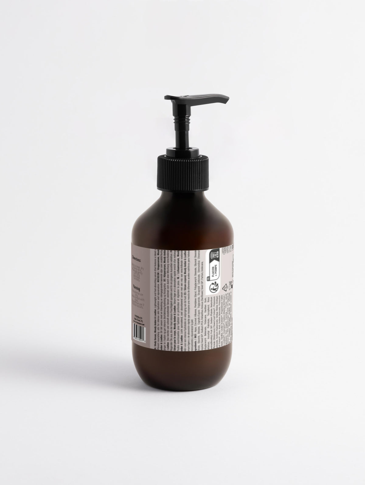 VIVENZA CO Silk Skin Body Serum Woody Amber & Leather- Lightweight Body With Jojoba Oil & Rosehip Oil