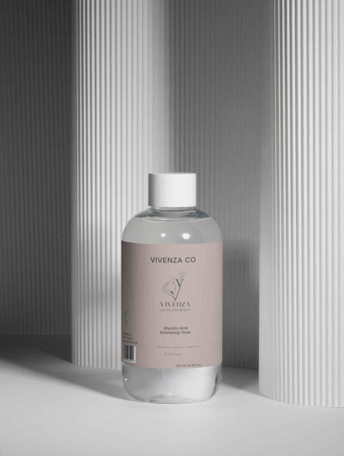 VIVENZA CO Glycolic Acid Toner – Lightweight Liquid Exfoliating Toner for Smoother-Looking Skin